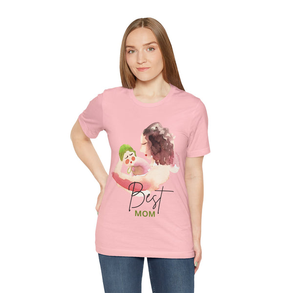 Best Mom Female Jersey Short Sleeve Tee